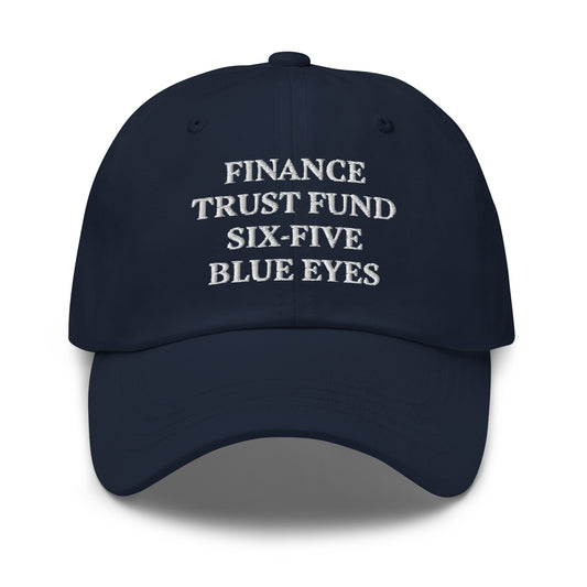 FINANCE TRUST FUND SIX-FIVE BLUE EYES Cap - financeshirts.de