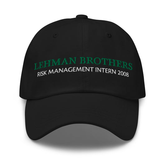 LEHMAN BROTHERS - RISK MANAGEMENT INTERN 2008 Cap - financeshirts.de