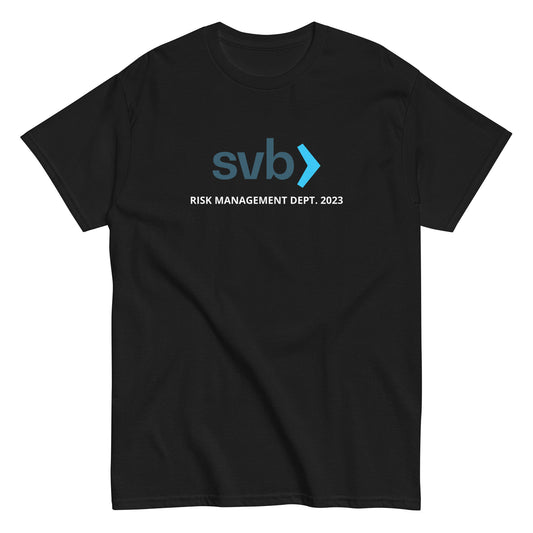 svb - RISK MANAGEMENT DEPT. 2023 T-Shirt - financeshirts.de