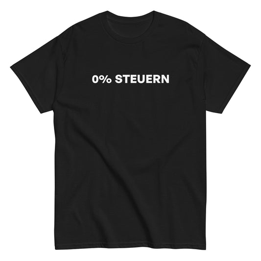 0% STEUERN T-Shirt - financeshirts.de