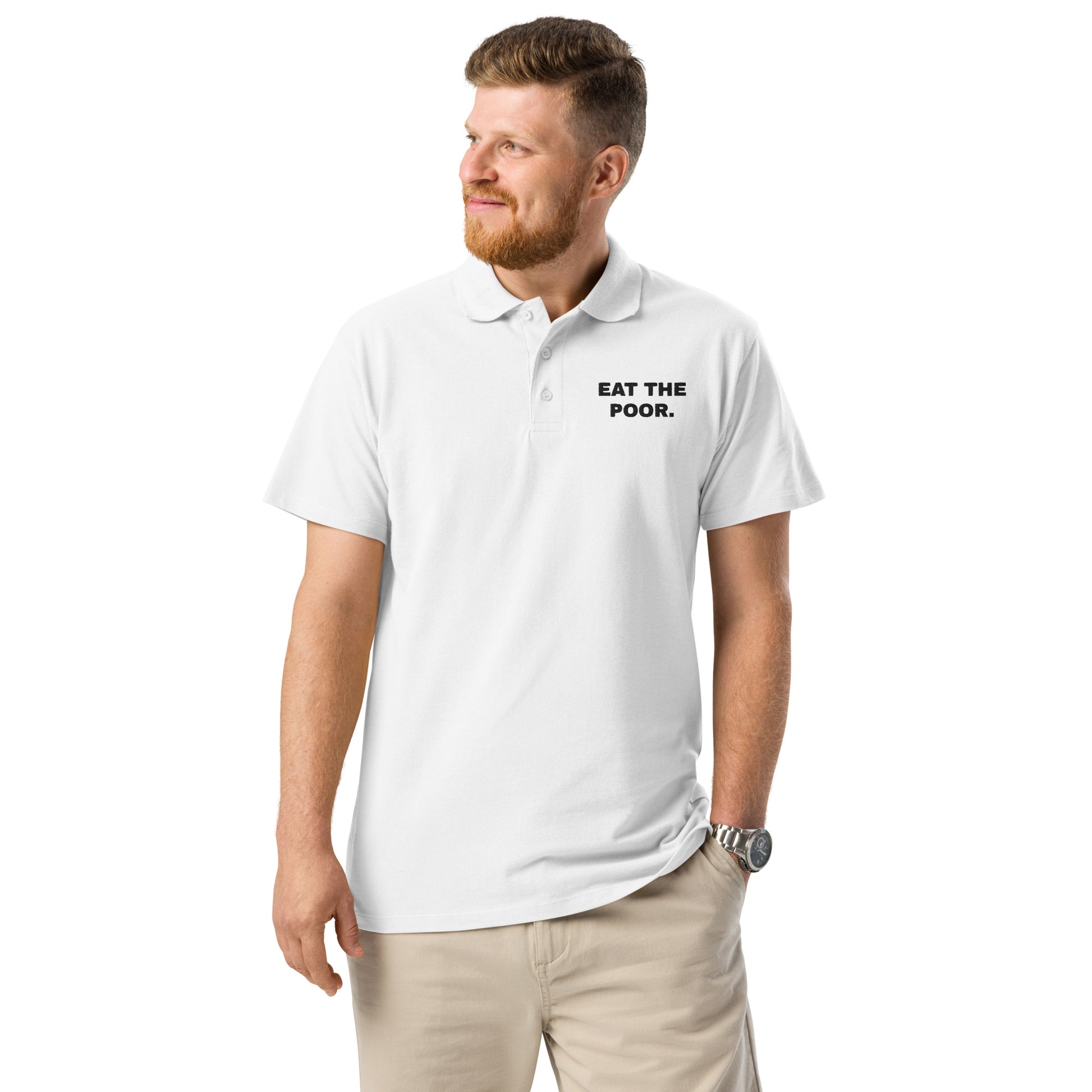 EAT THE POOR. Poloshirt - financeshirts.de