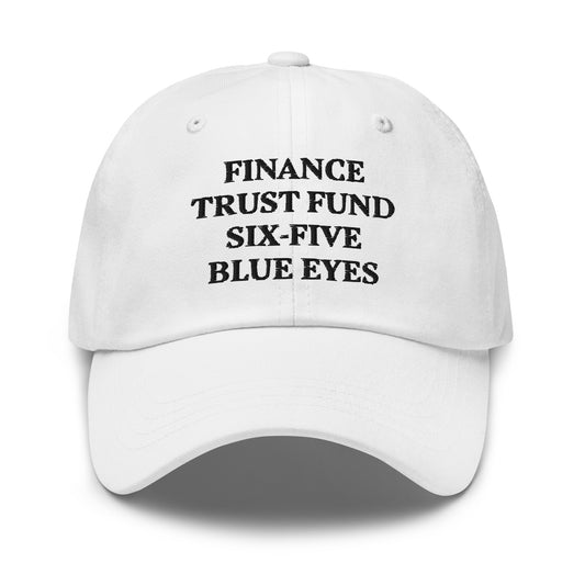 FINANCE TRUST FUND SIX-FIVE BLUE EYES Cap - financeshirts.de