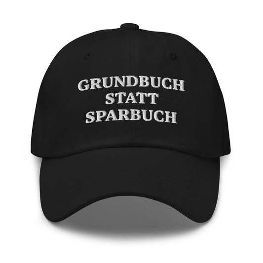 GRUNDBUCH STATT SPARBUCH Cap - financeshirts.de