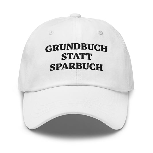 GRUNDBUCH STATT SPARBUCH Cap - financeshirts.de