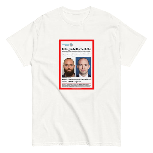 Jan Marsalek - Fahndung T-Shirt - financeshirts.de