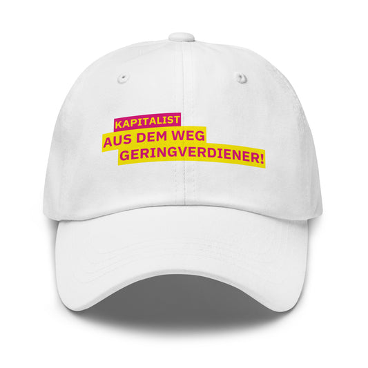 KAPITALIST - AUS DEM WEG GERINGVERDIENER! Cap - financeshirts.de