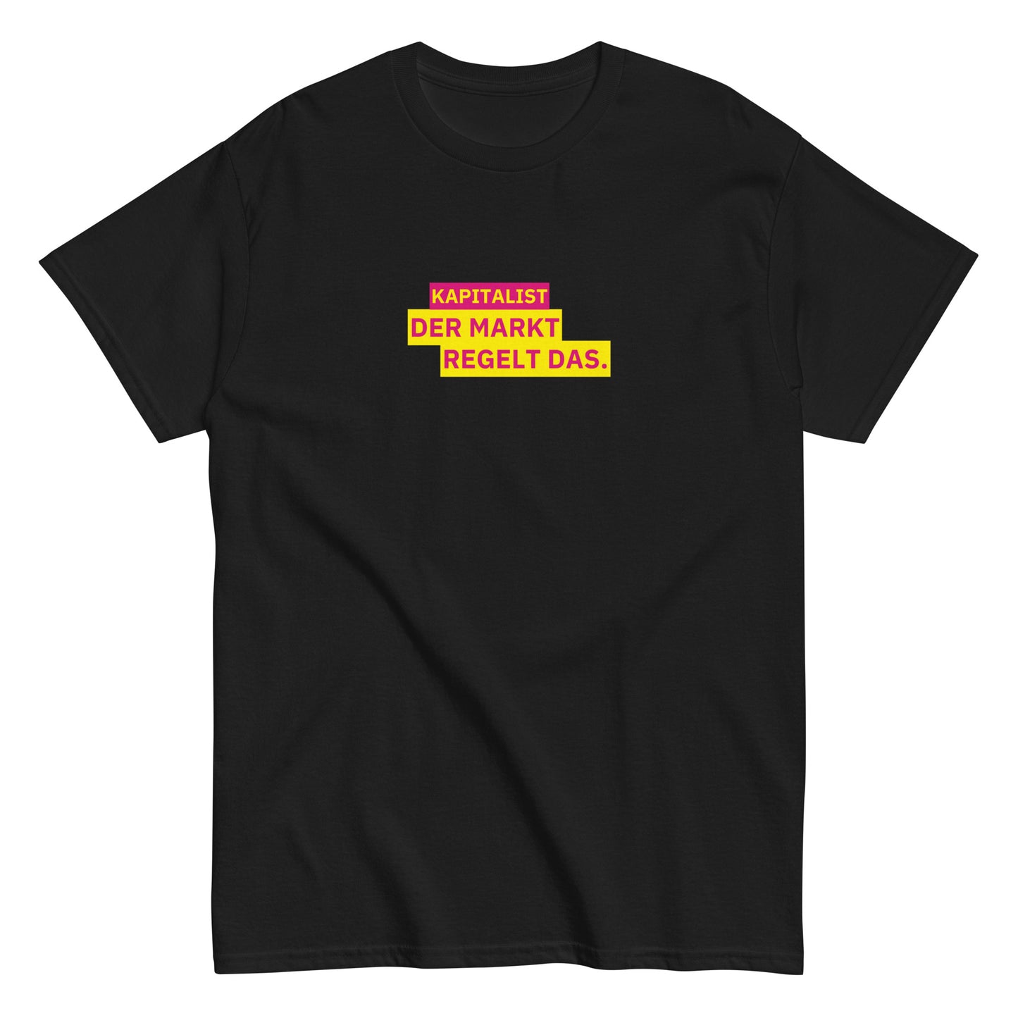 KAPITALIST - DER MARKT REGELT DAS T-Shirt - financeshirts.de