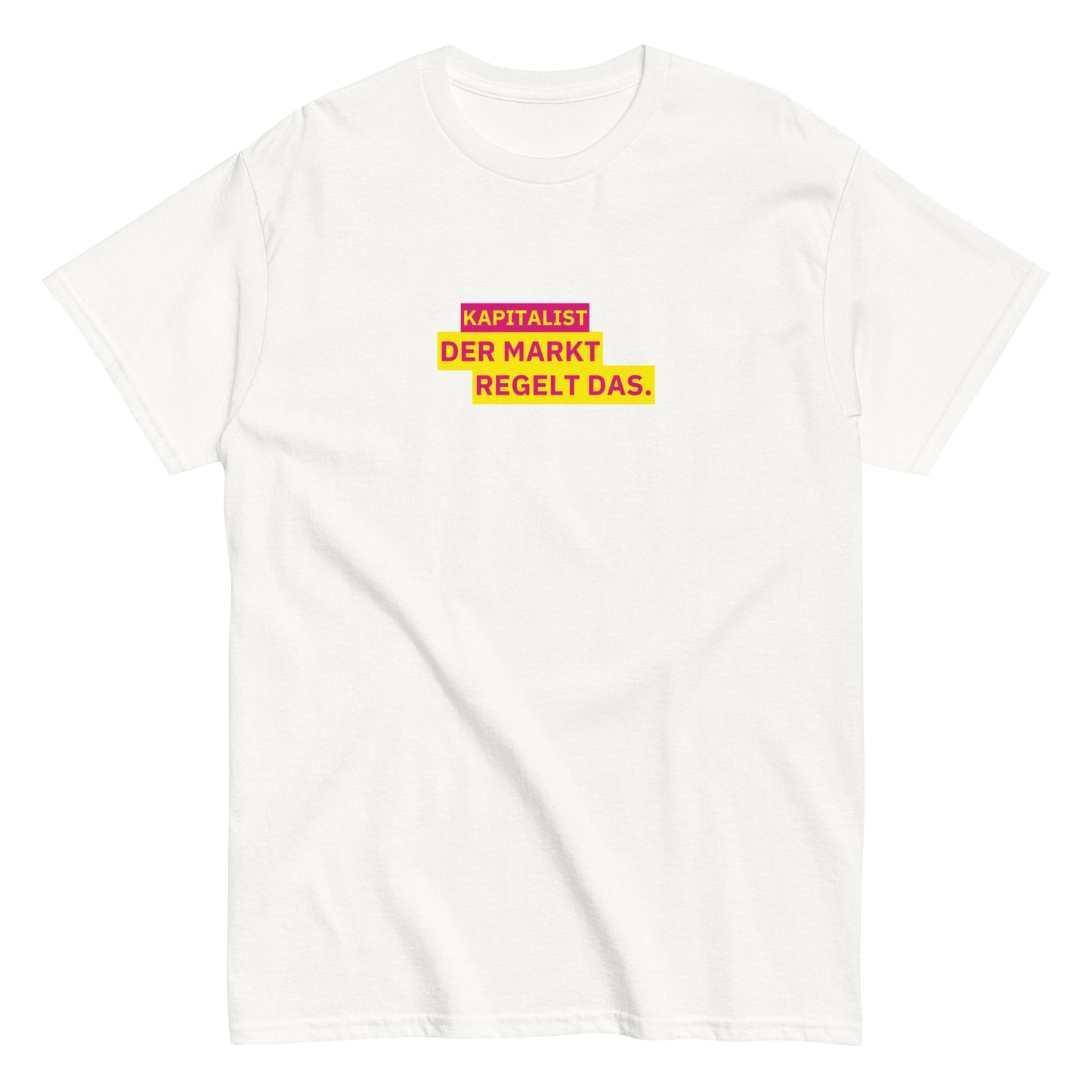KAPITALIST - DER MARKT REGELT DAS T-Shirt - financeshirts.de