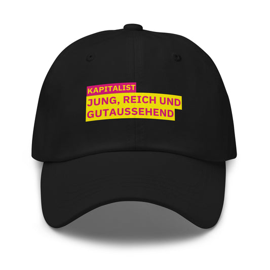 KAPITALIST - JUNG, REICH UND GUTAUSSEHEND Cap - financeshirts.de