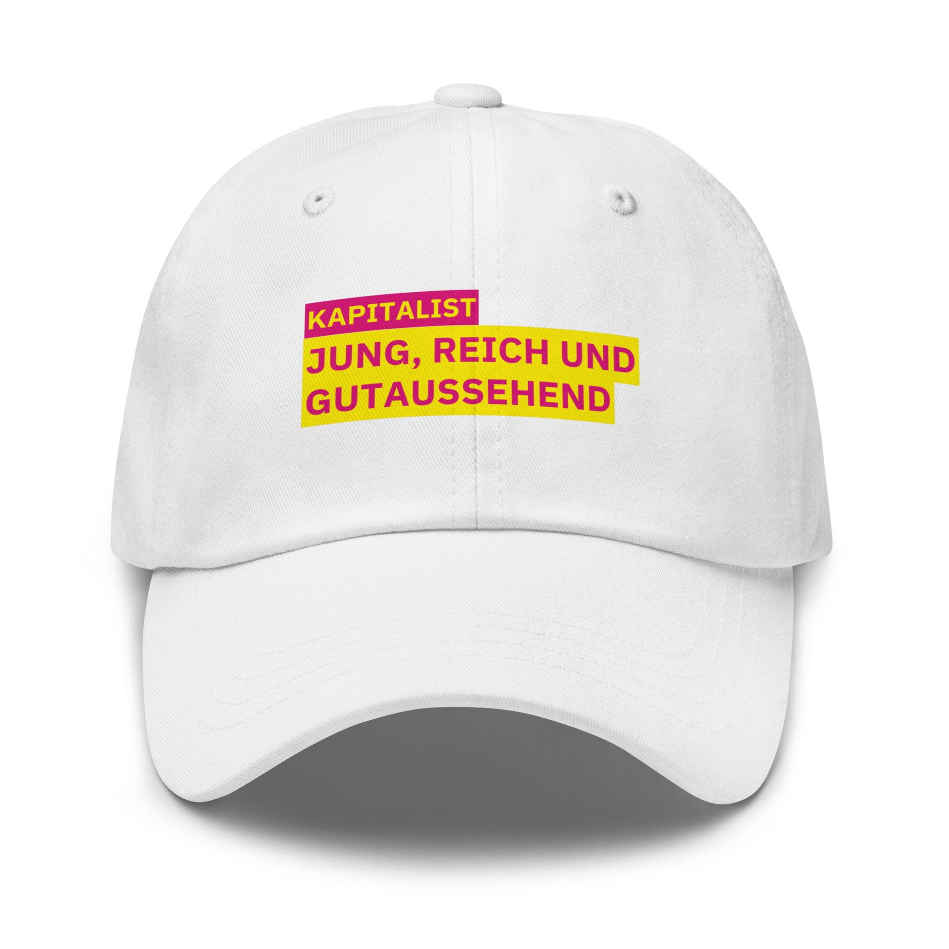 KAPITALIST - JUNG, REICH UND GUTAUSSEHEND Cap - financeshirts.de