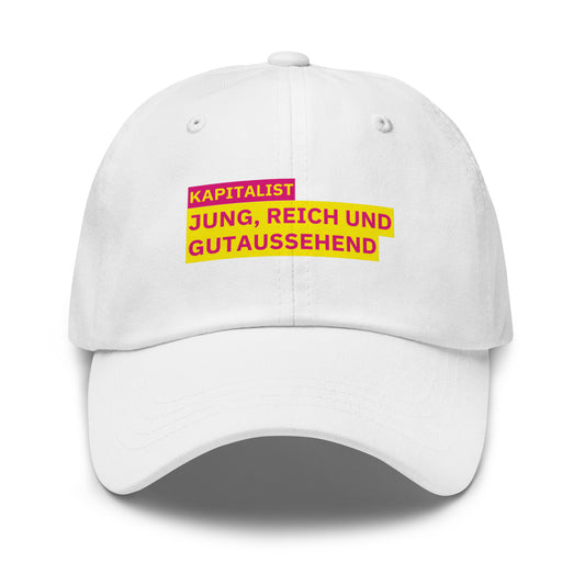 KAPITALIST - JUNG, REICH UND GUTAUSSEHEND Cap - financeshirts.de