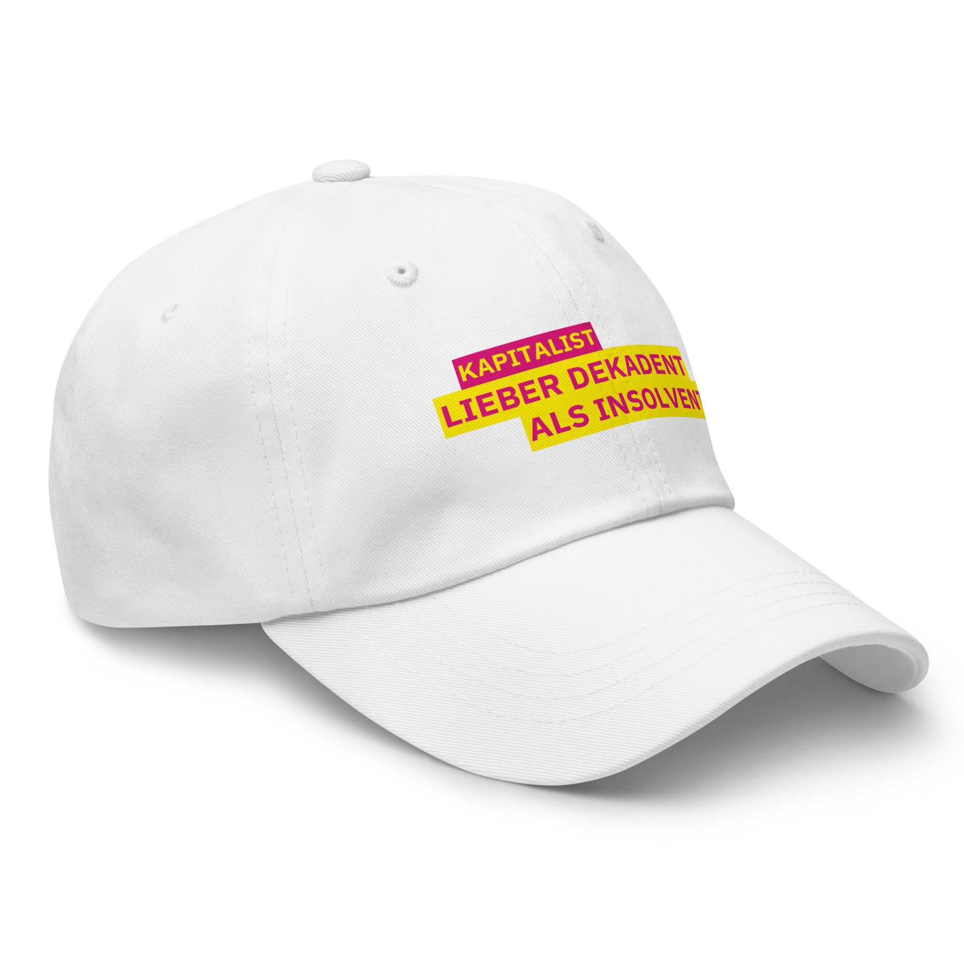 KAPITALIST - LIEBER DEKADENT ALS INSOLVENT! Cap - financeshirts.de