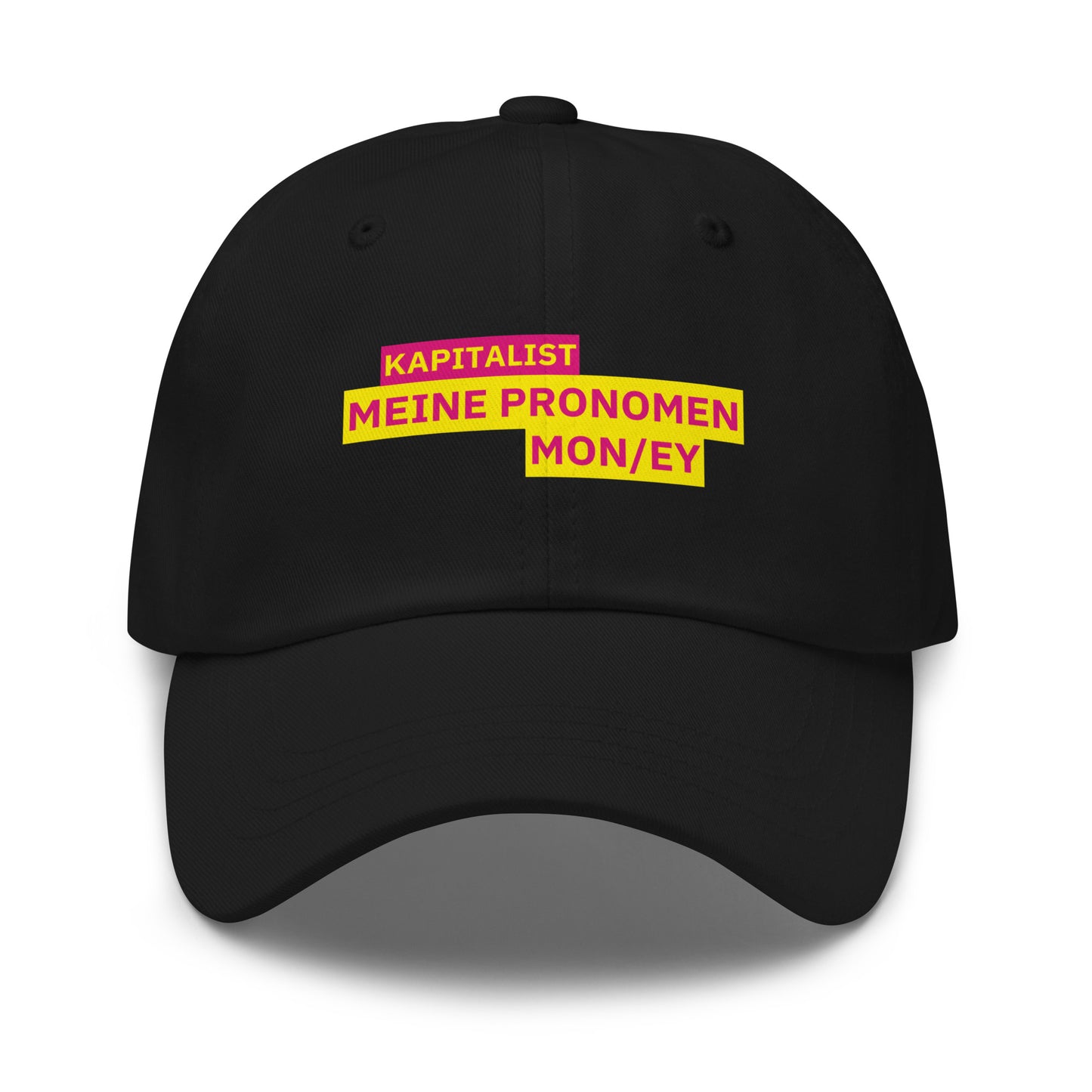 KAPITALIST - MEINE PRONOMEN MON/EY Cap - financeshirts.de
