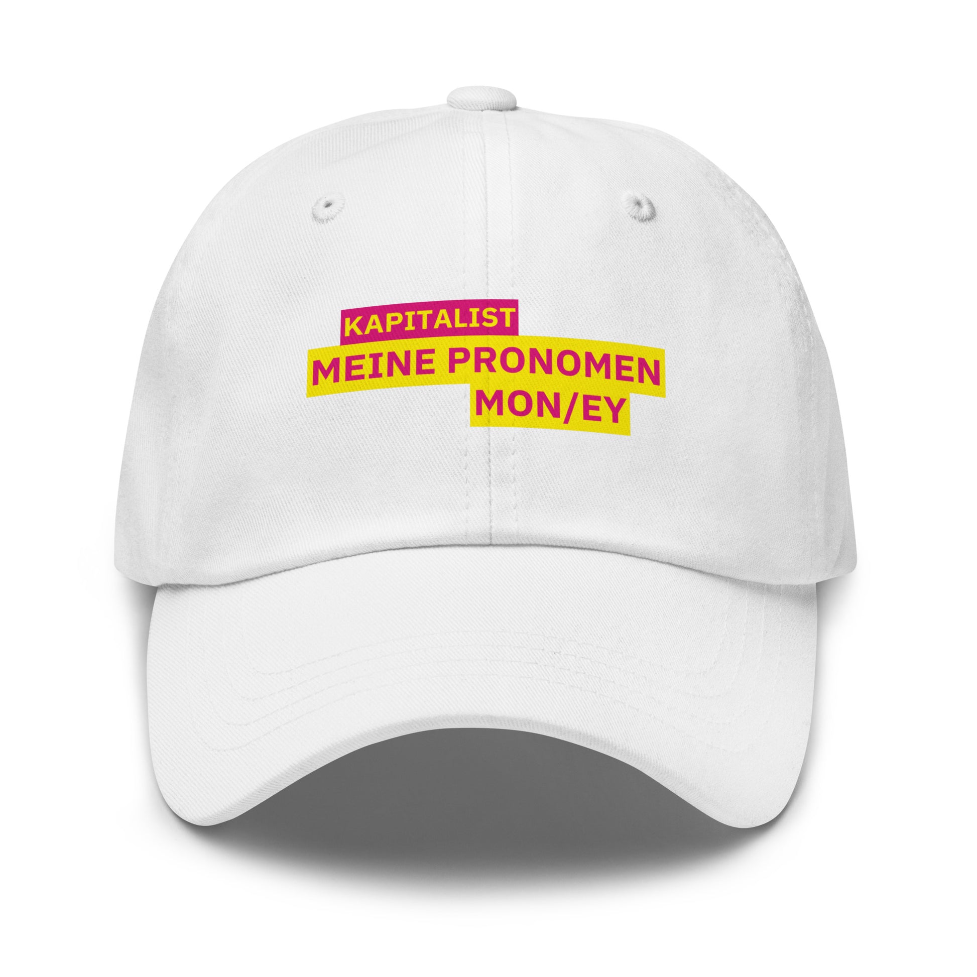 KAPITALIST - MEINE PRONOMEN MON/EY Cap - financeshirts.de