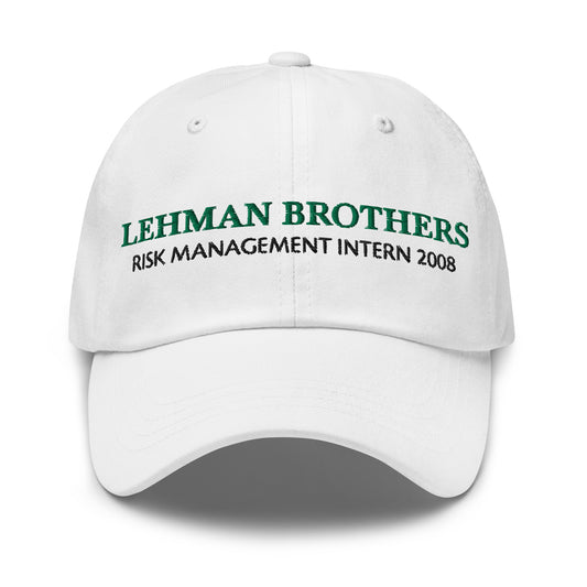 LEHMAN BROTHERS - RISK MANAGEMENT INTERN 2008 Cap - financeshirts.de