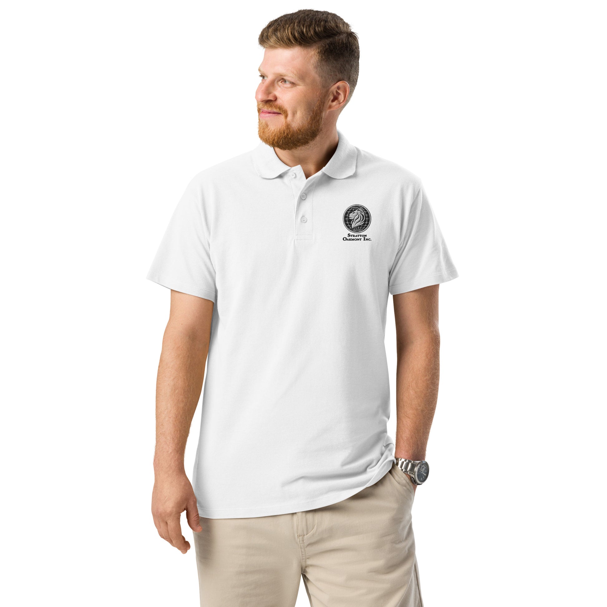 STRATTON OAKMONT Logo Poloshirt - financeshirts.de