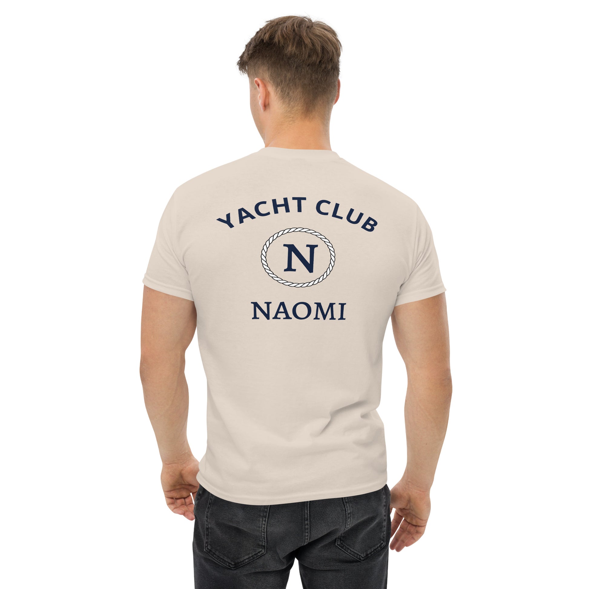 YACHT CLUB NAOMI [BACKPRINT] T-Shirt - financeshirts.de