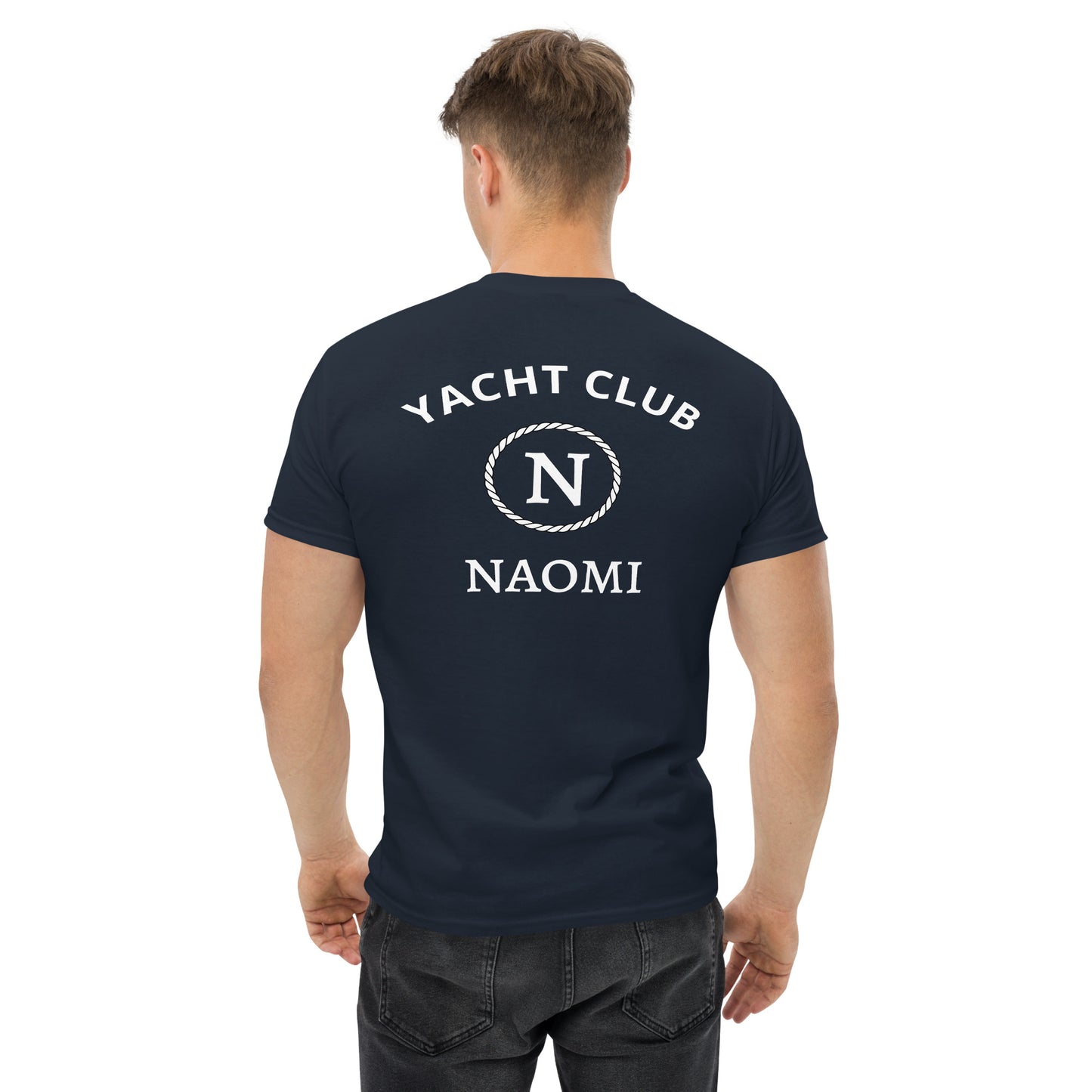 YACHT CLUB NAOMI [BACKPRINT] T-Shirt - financeshirts.de