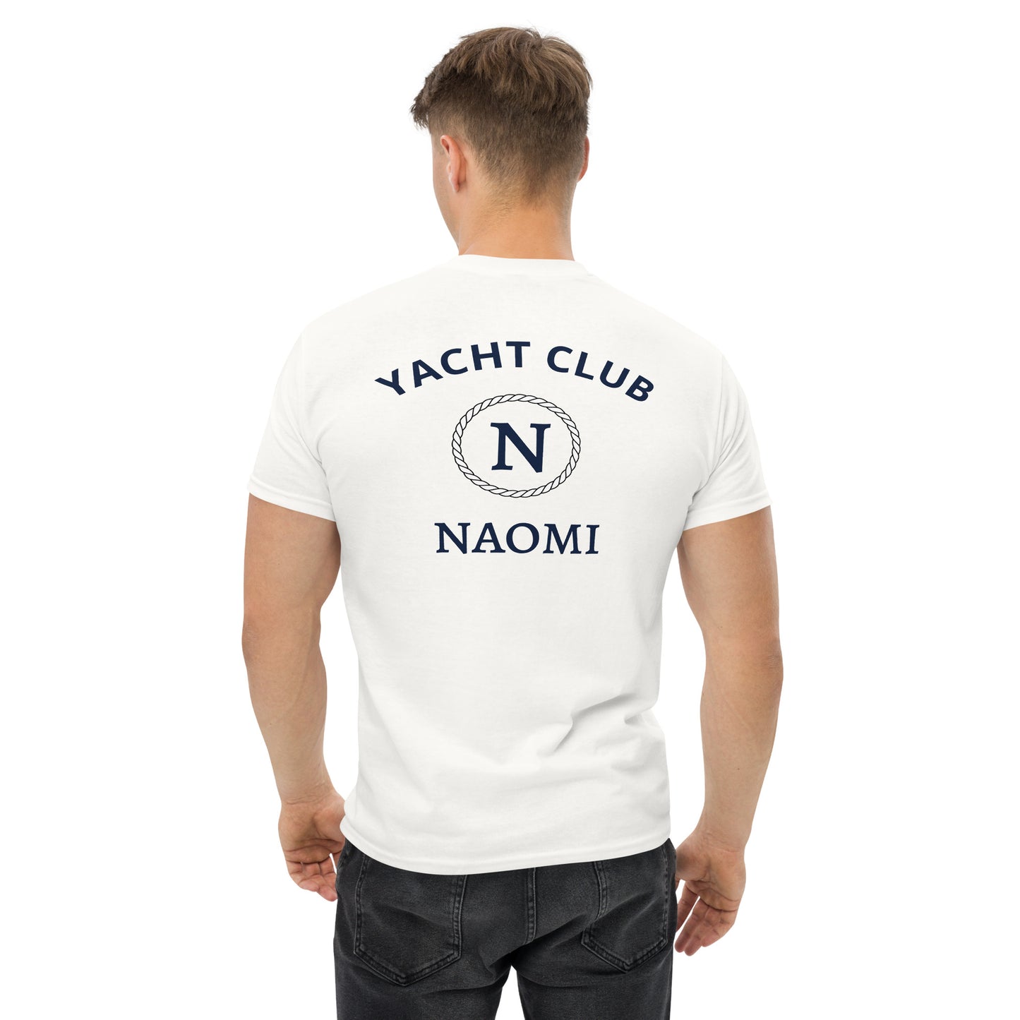 YACHT CLUB NAOMI [BACKPRINT] T-Shirt - financeshirts.de