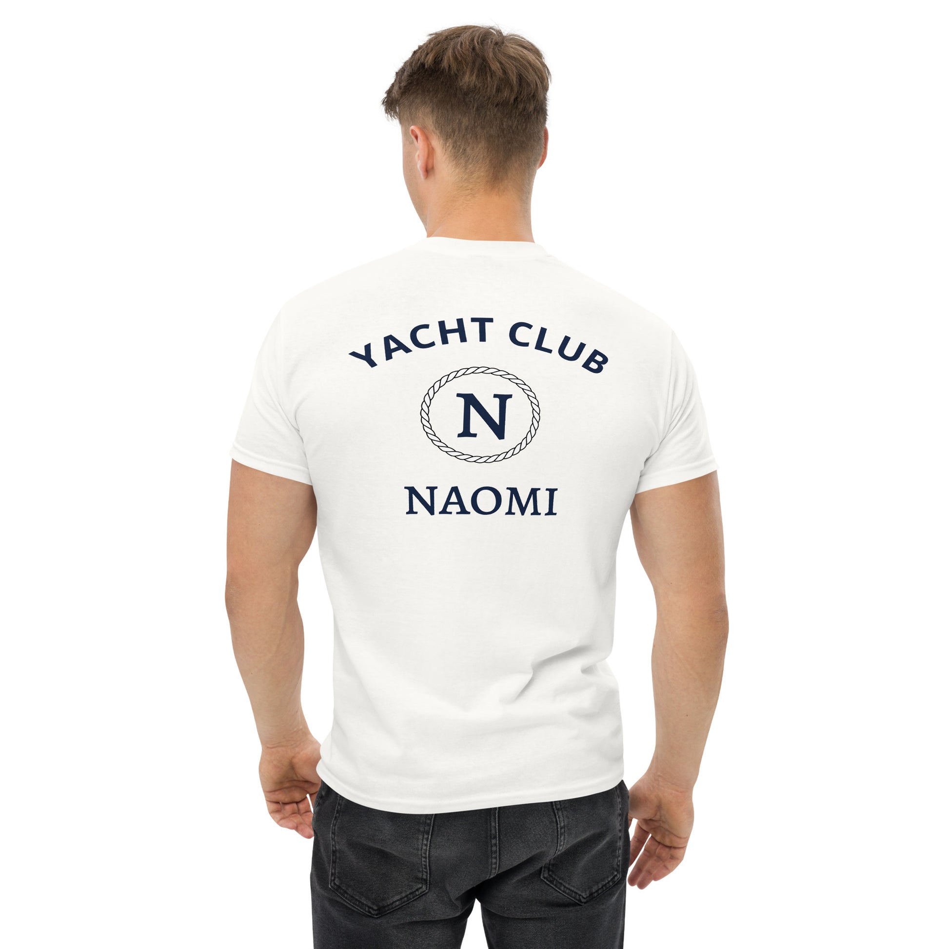 YACHT CLUB NAOMI [BACKPRINT] T-Shirt - financeshirts.de