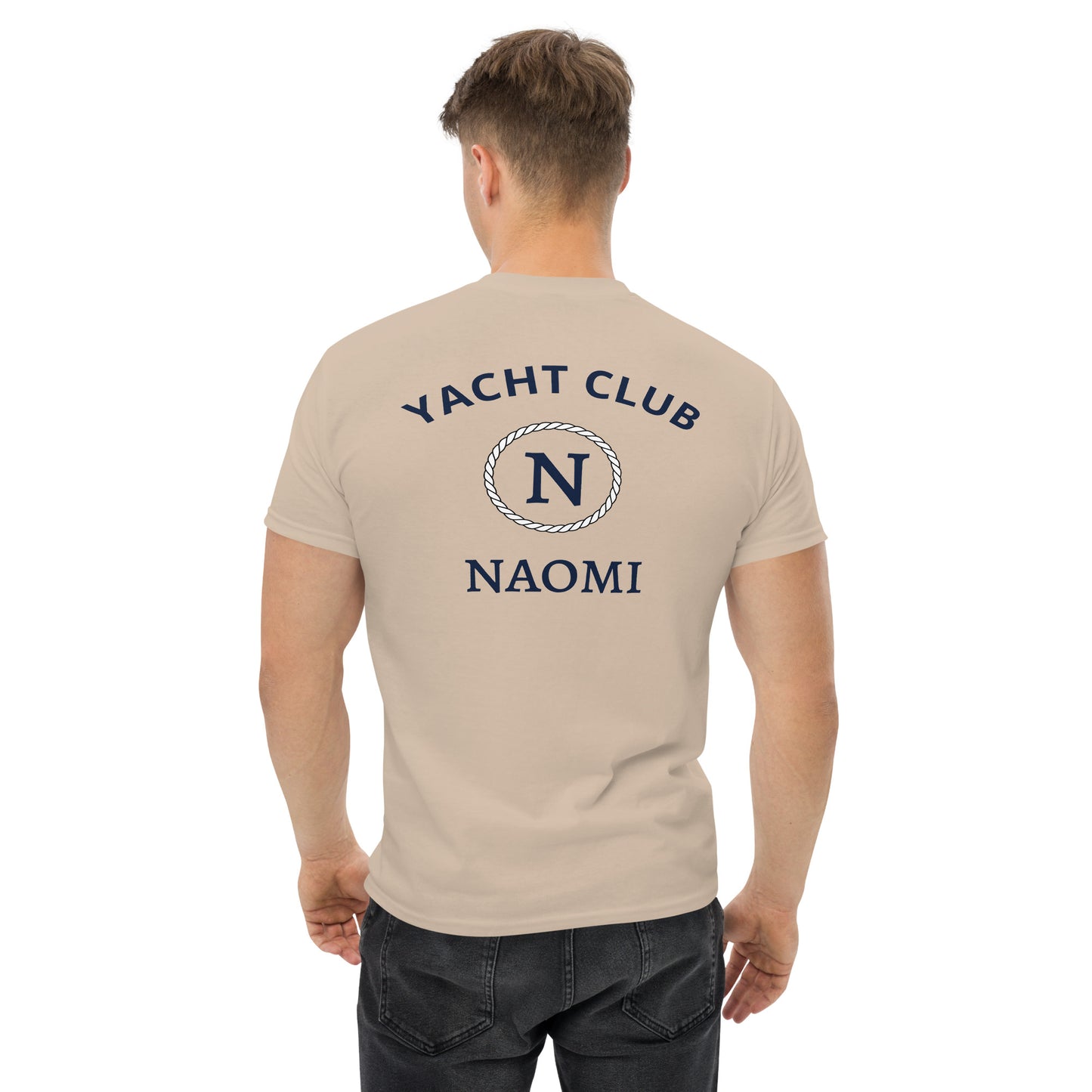 YACHT CLUB NAOMI [BACKPRINT] T-Shirt - financeshirts.de