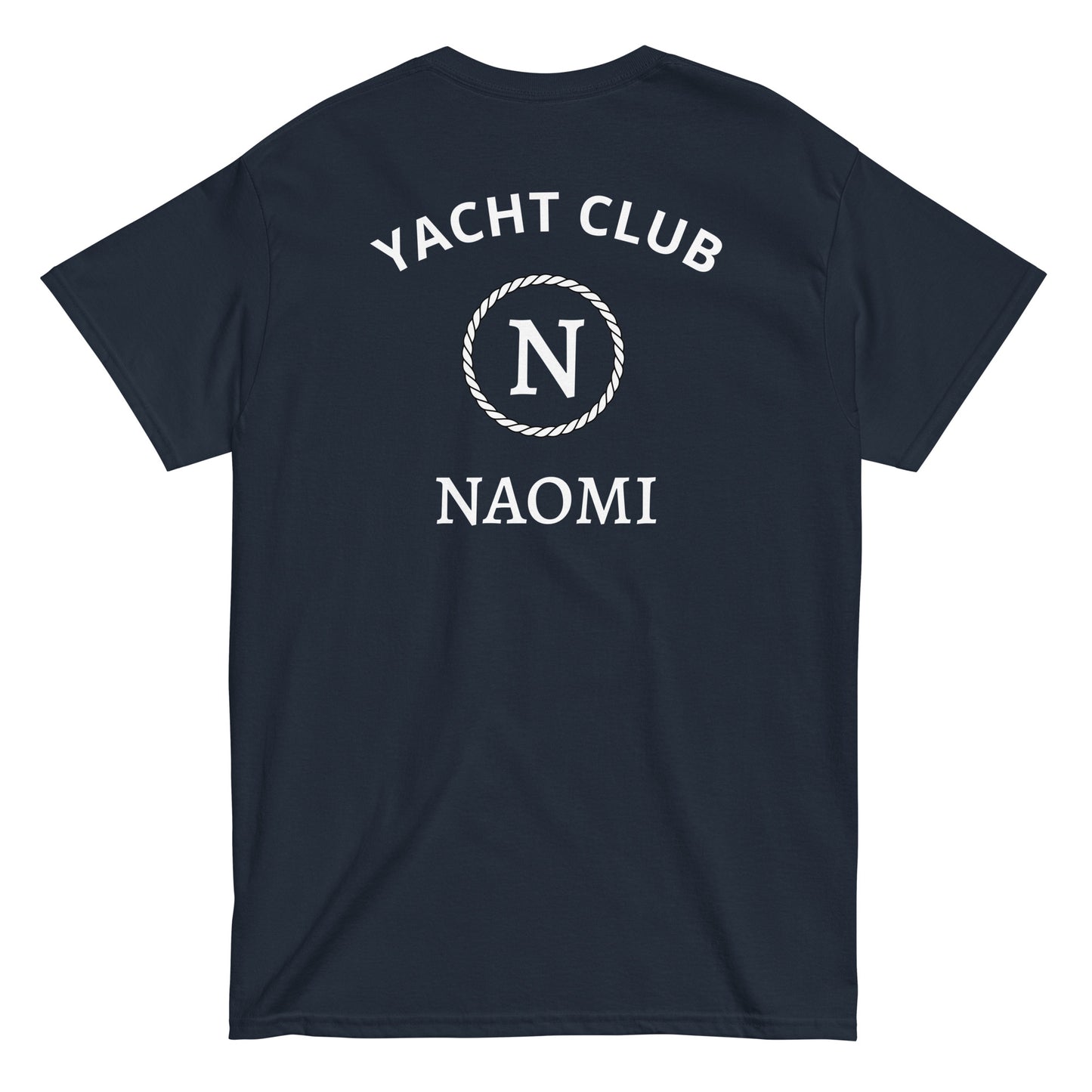 YACHT CLUB NAOMI [BACKPRINT] T-Shirt - financeshirts.de