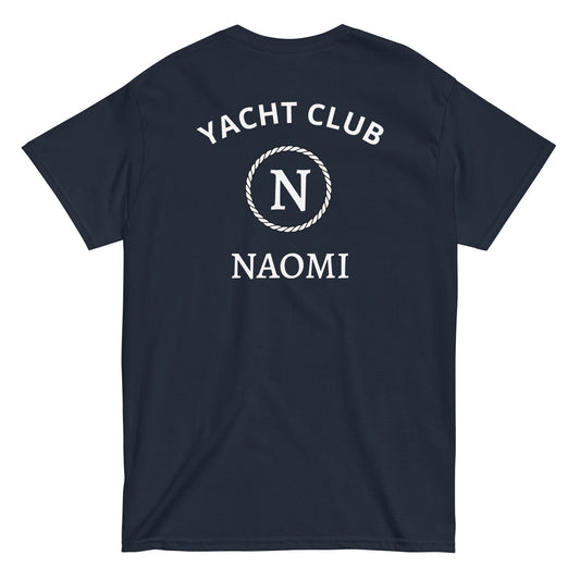 YACHT CLUB NAOMI [BACKPRINT] T-Shirt - financeshirts.de