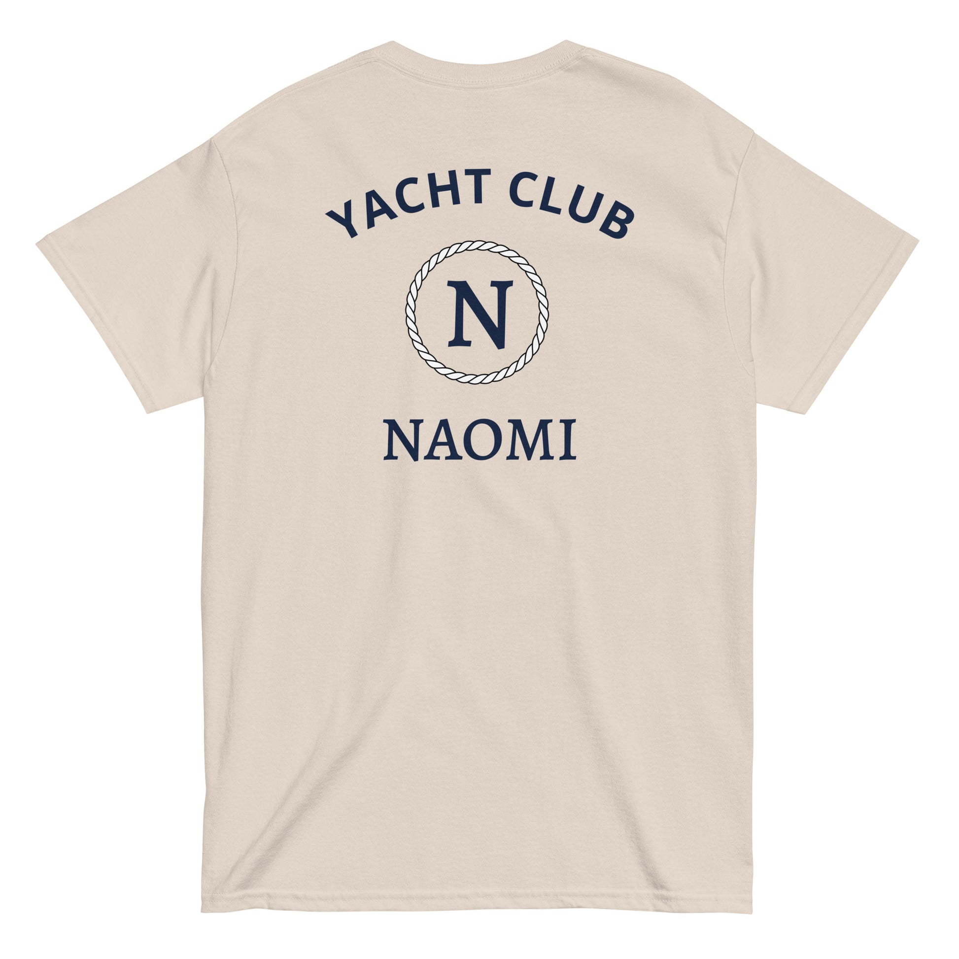 YACHT CLUB NAOMI [BACKPRINT] T-Shirt - financeshirts.de