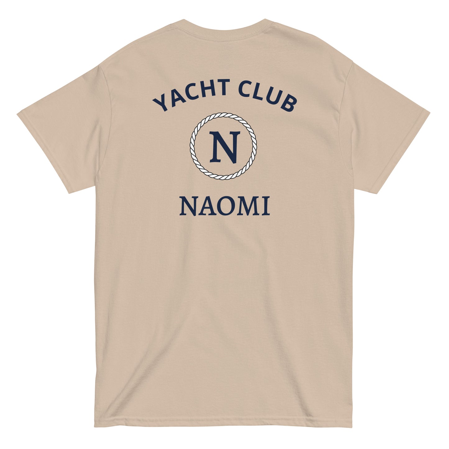 YACHT CLUB NAOMI [BACKPRINT] T-Shirt - financeshirts.de